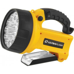 Фонарь аккумуляторный Ultraflash UF3712LED 70 лм, пластик, желтый 8310
