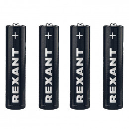 Элемент питания алкалиновый AAA/LR03 1.5В (блист.4шт) Rexant 39-1012