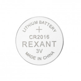 Элемент питания литиевый CR2016 3В (блист.5шт) Rexant 39-1106