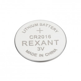 Элемент питания литиевый CR2016 3В (блист.5шт) Rexant 39-1106