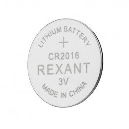 Элемент питания литиевый CR2016 3В (блист.5шт) Rexant 39-1106