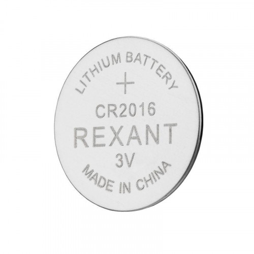 Элемент питания литиевый CR2016 3В (блист.5шт) Rexant 39-1106