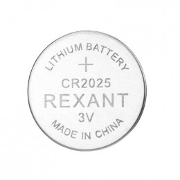 Элемент питания литиевый CR2025 3В (блист.5шт) Rexant 39-1107