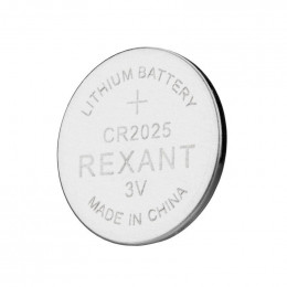 Элемент питания литиевый CR2025 3В (блист.5шт) Rexant 39-1107