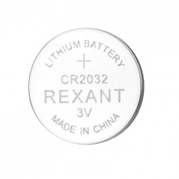 Элемент питания литиевый CR2032 3В (блист.1шт) Rexant 39-1114