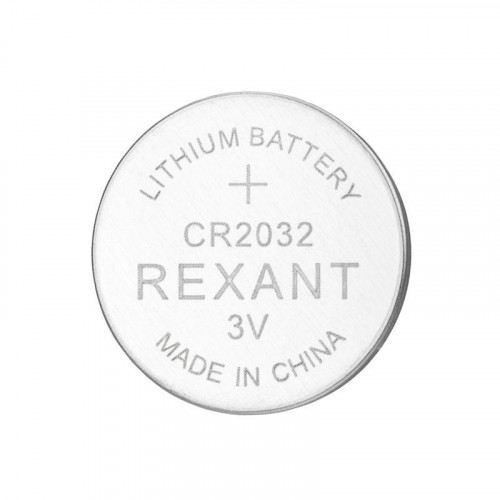 Элемент питания литиевый CR2032 3В (блист.5шт) Rexant 39-1108