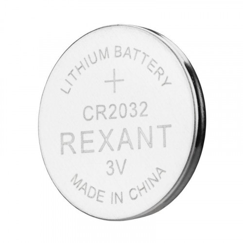 Элемент питания литиевый CR2032 3В (блист.5шт) Rexant 39-1108