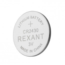 Элемент питания литиевый CR2430 3В (блист.5шт) Rexant 39-1109