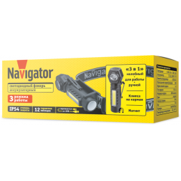 NAVIGATOR 95550 NPT-CP34-ACCU 3в1, 3Вт+3Вт, 80м, IP54