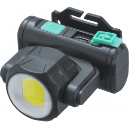 NAVIGATOR 95555 NPT-H38-ACCU Фонарь налобный, 4 режима, 300 м, IPX4, Li-ion 1.2А·ч