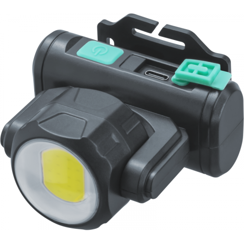 NAVIGATOR 95555 NPT-H38-ACCU Фонарь налобный, 4 режима, 300 м, IPX4, Li-ion 1.2А·ч