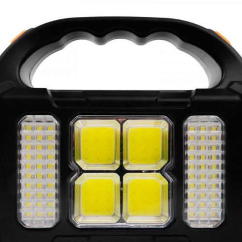 Фонарь аккумуляторный Ultraflash LED38100 76LED+4COB 4 реж. Type-C PowerBank 15950