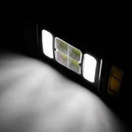 Фонарь аккумуляторный Ultraflash LED38100 76LED+4COB 4 реж. Type-C PowerBank 15950