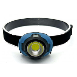 Фонарь налобный Ultraflash LED5385 3Вт COB, 3 режима, 3xAAA, пластик, 130 мм, арт. 15690