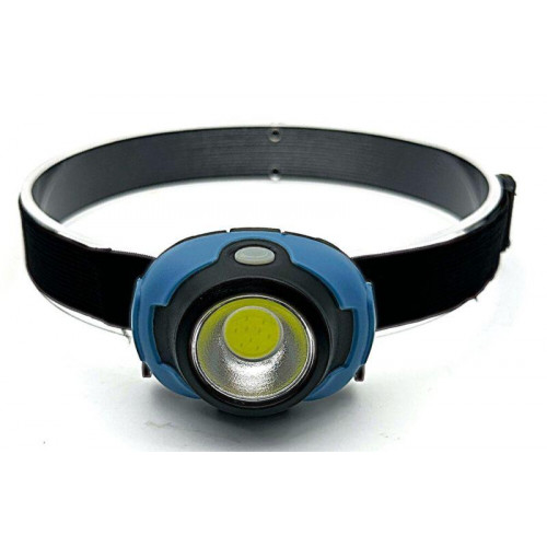 Фонарь налобный Ultraflash LED5385 3Вт COB, 3 режима, 3xAAA, пластик, 130 мм, арт. 15690