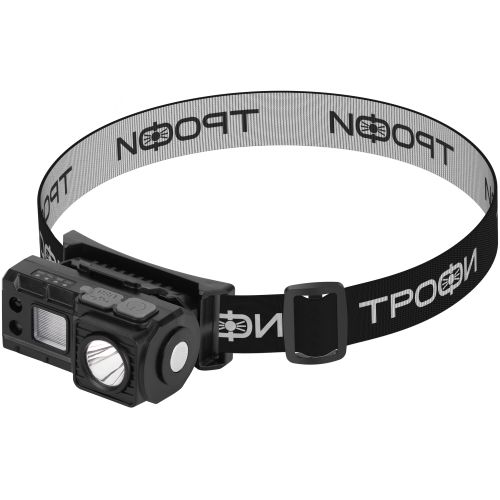 Фонарь налобный светодиодный Трофи GA-102 аккумуляторный 3Вт сенсорный IP42 Б0069569