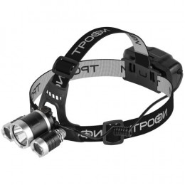 Фонарь налобный Трофи GA-106 High Power Headla Б0069573, 4 режима, IP42