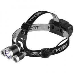 Фонарь налобный Трофи GA-106 High Power Headla Б0069573, 4 режима, IP42