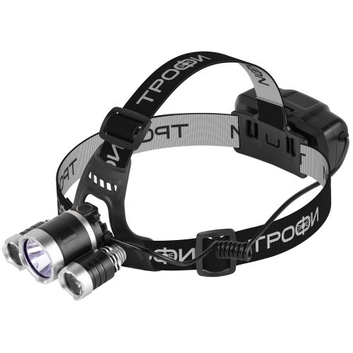 Фонарь налобный Трофи GA-106 High Power Headla Б0069573, 4 режима, IP42