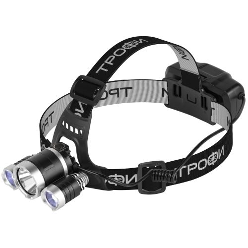 Фонарь налобный Трофи GA-106 High Power Headla Б0069573, 4 режима, IP42