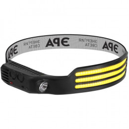 Фонарь налобный ЭРА GA-808 Кибер-3: LED/COB, аккумуляторный, IP40, пластик