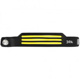 Фонарь налобный ЭРА GA-808 Кибер-3: LED/COB, аккумуляторный, IP40, пластик