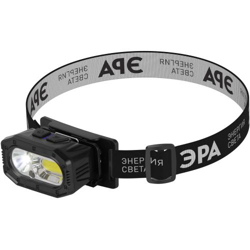 ЭРА GA-814 Налобный аккумуляторный 5Вт COB+LED, IP44, сенсорное управление
