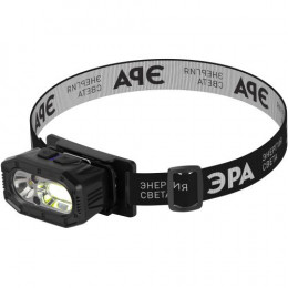 ЭРА GA-814 Налобный аккумуляторный 5Вт COB+LED, IP44, сенсорное управление