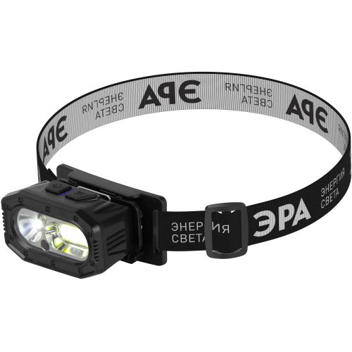ЭРА GA-814 Налобный аккумуляторный 5Вт COB+LED, IP44, сенсорное управление