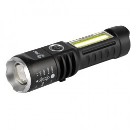 Фонарь ЭРА UA-403: LED+COB, аккумуляторный, IP42, встроенный аккумулятор, USB type-C