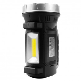 Фонарь аккумуляторный Ultraflash LED38103 16218, пластик, черный, 155 мм