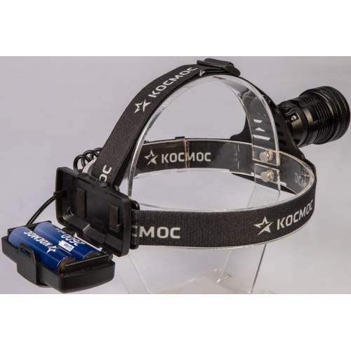 КОСМОС KOC855Lit Фонарь налобный аккумуляторный 560 лм, IP56, алюминий