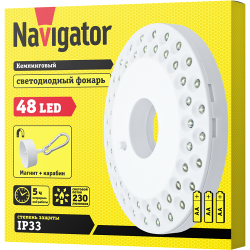 NAVIGATOR 94948 NPT-CA06-3AA Фонарь светодиодный, 3xAA, IP33