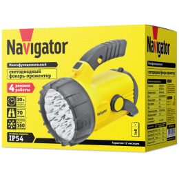 NAVIGATOR 94 961 NPT-SP07-3D Navigator 94961, 160 мм, IP54, пластик, желтый/черный