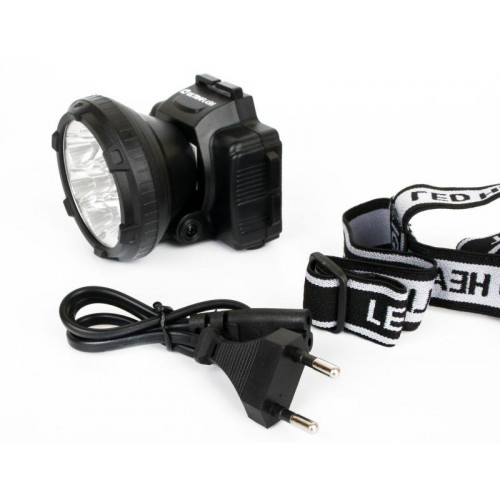 Фонарь налобный аккумуляторный Ultraflash 11257 LED5363, 33 лм, черный