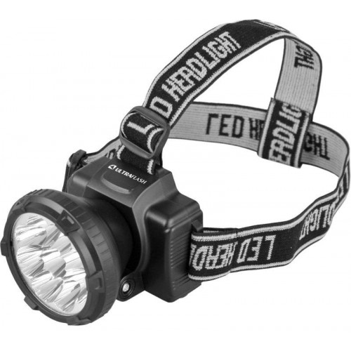 Фонарь налобный аккумуляторный Ultraflash 11257 LED5363, 33 лм, черный