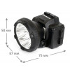 Фонарь налобный аккумуляторный Ultraflash 11648 LED5365 20 лм черный