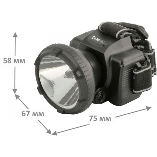 Фонарь налобный Ultraflash LED5366 18 лм 11649