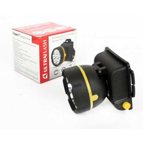 Фонарь налобный Ultraflash 909LED5 5LED 18 лм 11781
