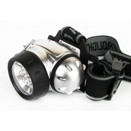 Налобный фонарь Ultraflash 10260 7LED 3 режима 15 лм IP44
