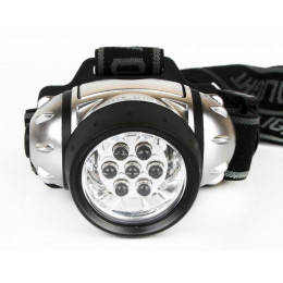 Налобный фонарь Ultraflash 10260 7LED 3 режима 15 лм IP44