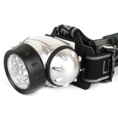Фонарь налобный Ultraflash 10261 14LED 35 лм IP44 3хR03 металлик