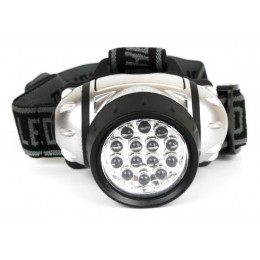 Фонарь налобный Ultraflash 10261 14LED 35 лм IP44 3хR03 металлик