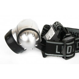 Фонарь налобный Ultraflash 10261 14LED 35 лм IP44 3хR03 металлик