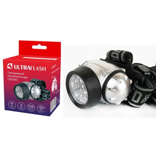 Фонарь налобный Ultraflash 10262 LED 48 лм 3хR03 IP44