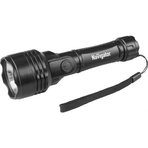 NAVIGATOR 71590 NPT-CP10-2AA, светодиодный фонарь 0.5 Вт, пластик, 148 мм, черный