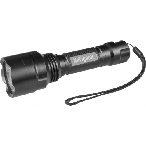 NAVIGATOR 71583 NPT-P03-18650 — алюминиевый аккумуляторный фонарь, 10 Вт, 4 В, 2 А·ч