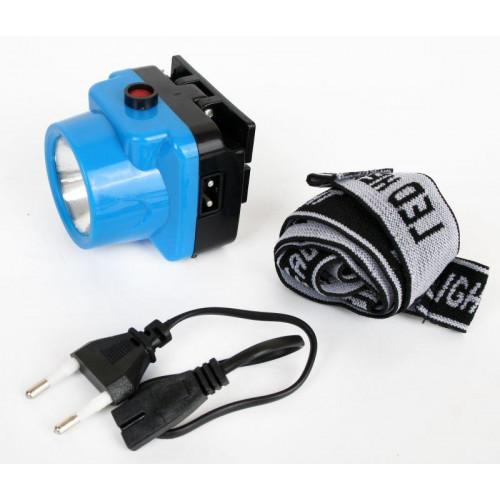 Фонарь налобный Ultraflash LED5374 10 лм, пластик, синий 12427