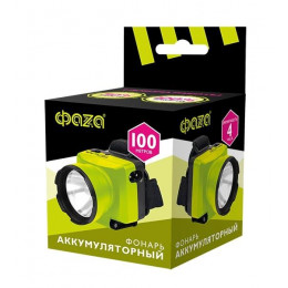 Налобный фонарь ФАZА AccuFH7-L1W-gn 70лм IP20 60мин 2857620