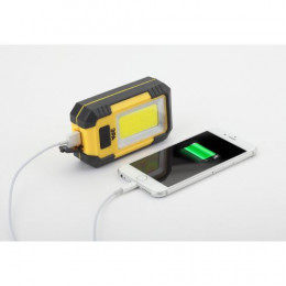 Фонарь ЭРА RA-801 COB: 15Вт, 6А·ч, 3 режима, Powerbank, магнит, крючок, защита IPX4